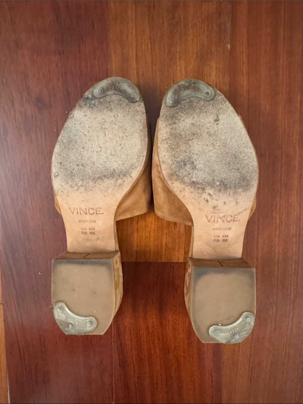 Vince Rachelle Mule Sandals in Cedar - Picture 6 of 6